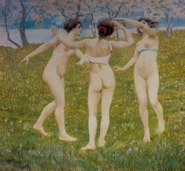 Blomstrende nova (tempera og gesso på lærred limet på træ)